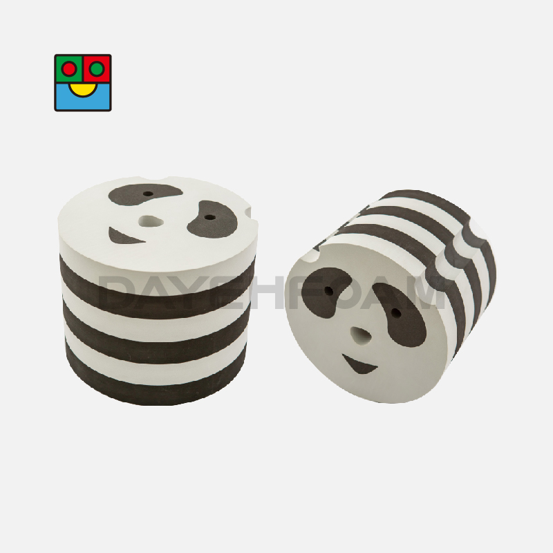 Nontoxic EVA Foam Animal Stool Panda, 30x24cm, Safe for Kids
